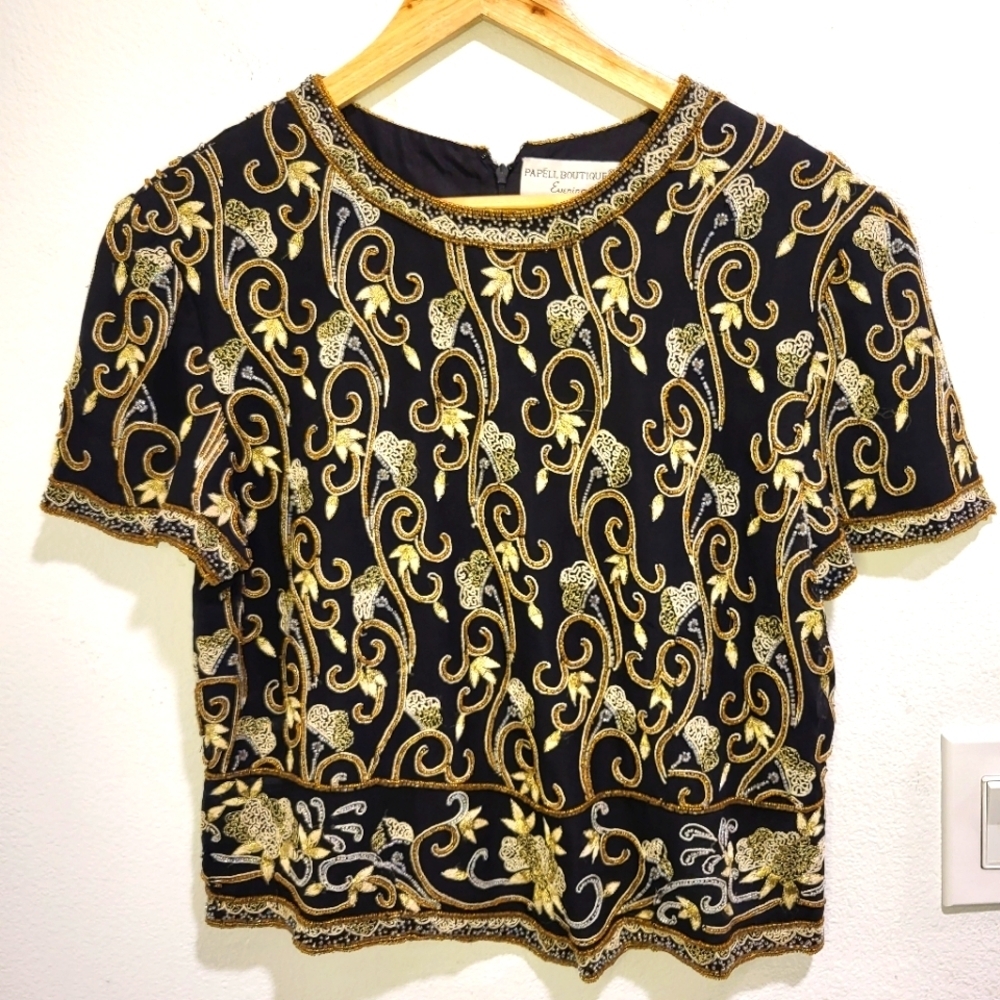 Papell Boutique Silk Blouse